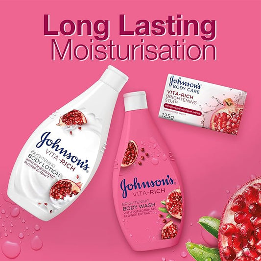 Johnson's Body Wash - Vita-Rich, with-Pomegranate Flower, 250ml